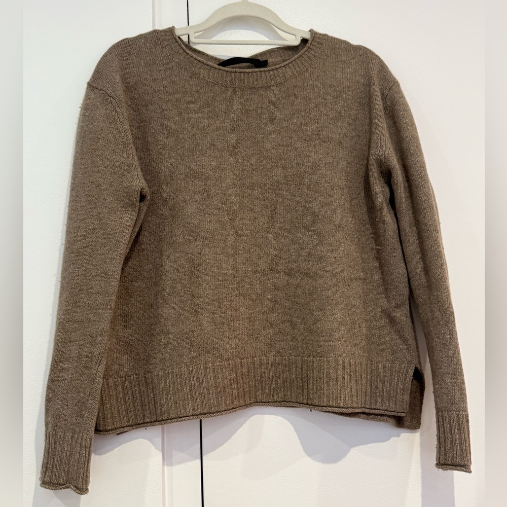 JENNI KAYNE Everyday Sweater, Taupe, size S